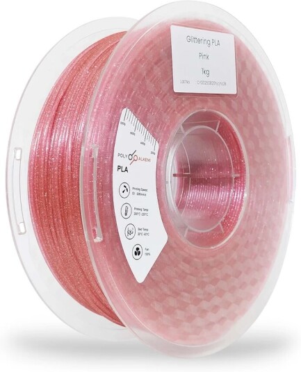 Polyalkemi Pla Glittering Glittering Pink
