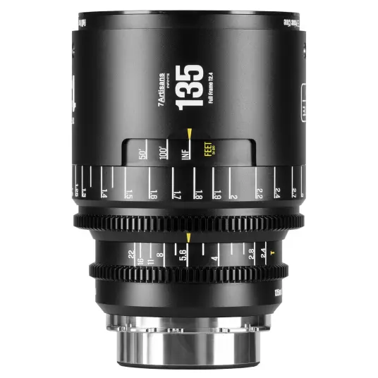 7Artisans INFINTE 135mm T2.1 Cine Lens ARRI PL Black 7Artisans INFINTE 135mm T2.1 Cine Lens ARRI PL Black