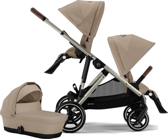 Cybex GAZELLE S Søskenvogn Almond Beige/Taupe