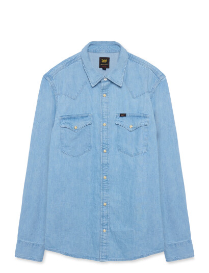 Lee Jeans Regular Western Shirt - Blue - M