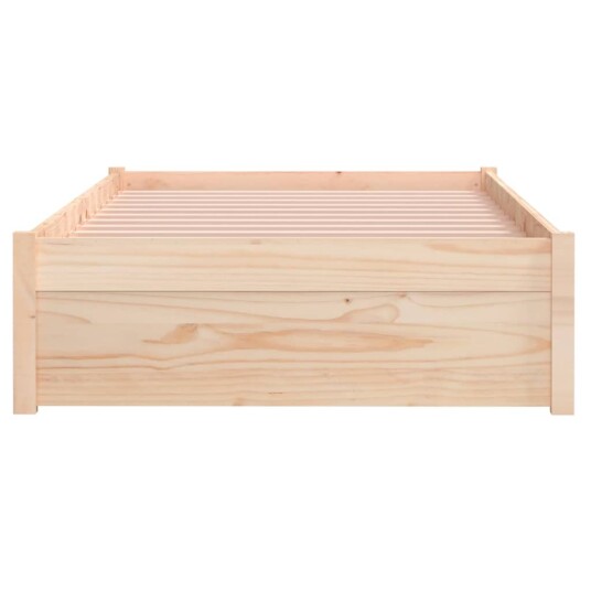vidaXL Sengeramme heltre 90x200 cm