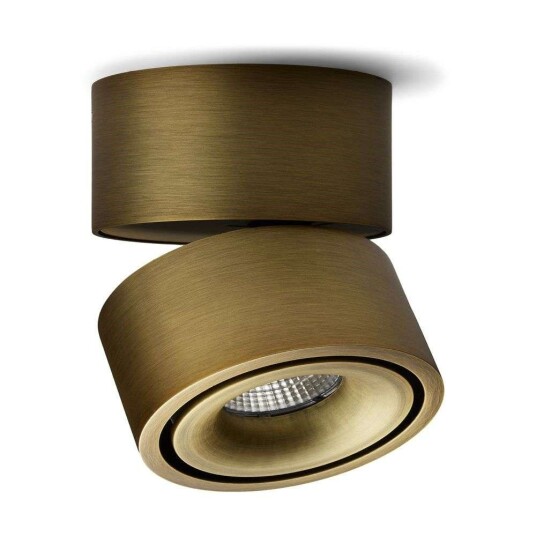 Antidark Easy W100 Spott Brushed Brass