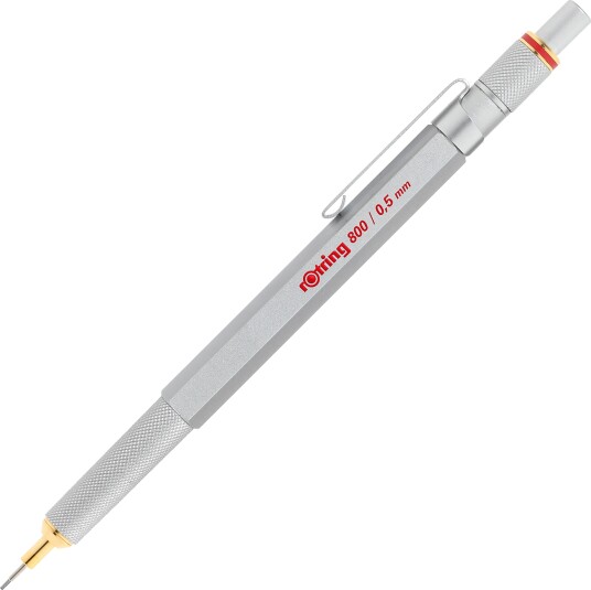 Rotring rOtring 8 Mechanical Pencil .5 mm Sølv Metal Barrel