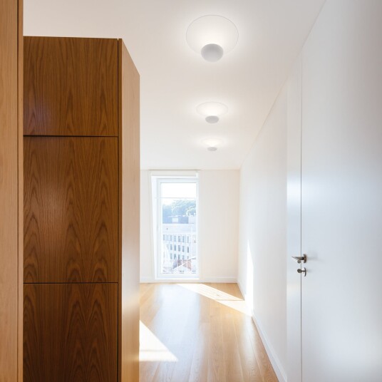 Taklampe Vibia Funnel dimmbar Hvit Stue Metall Design 13 Hvit