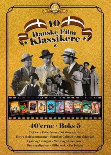 10 Danske Film Klassikere: Boks 5 - 40-tallet (DVD)