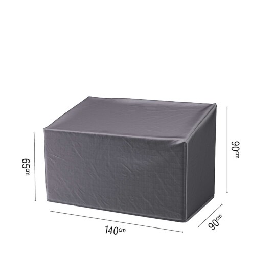 Platinum AeroCover Møbeltrekk Aerocover til loungedel Svart/svart 140 x 90 x H65/90 cm Grå