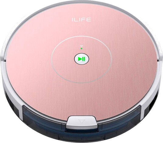 ILIFE A80 Plus robotstøvsuger 450ml, rosa