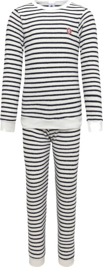 Petit Bateau Sf Pyjalong Cream 140