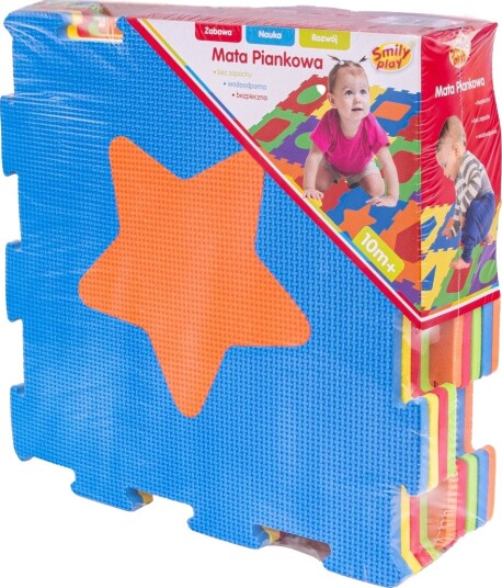 Smily Play Lekematte Med Former - 90x320x325 mm