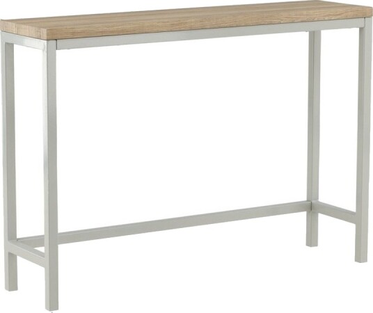 Rise konsollbord 30x110 cm aske tre dekor, grå.