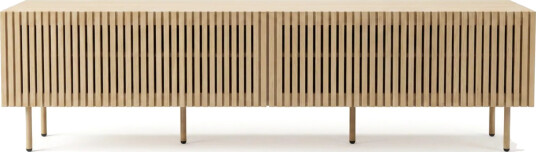 Peyra Ribbet TV benk 200 cm Natur