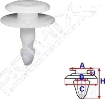 ROMIX C60477 Holdeclip, ruteinnbygging ROMIX C60477 Holdeclip, ruteinnbygging