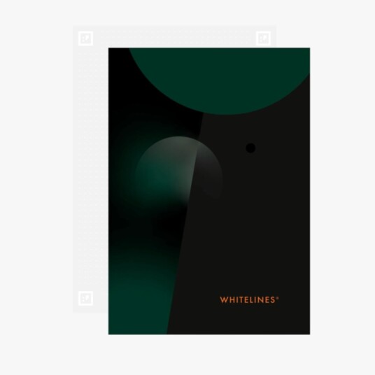 Whitelines, Spottet Papir, B5, Svart Whitelines, Spottet Papir, B5, Svart