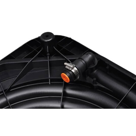 vidaXL Soldreven bassengvarmer 735 W sett med 2 stk