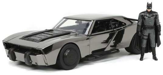 Jada 253215012 Batman og Batmobil The Batman 2022 1:24 Fra 8 Ã¥r Krom/Sort