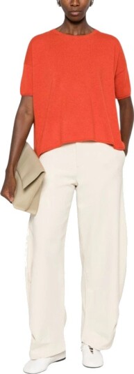 C.T.plage Dame Strikkevarer Oransje S,