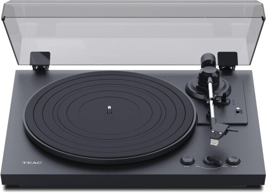 TEAC TN-175 Helautomatisk platespiller med RIAA-forsterker Svart
