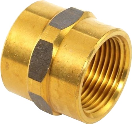Fix-Pro Csslr Plus Overgang 1/2"-3/8" Muffe/Nippel Forkromet