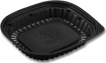 Sushibakke Vistopac 1 Rum 300 Ml 177X150x27 Mm Rpet Sort,4 Pk X 125 Stk/Krt
