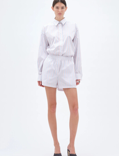 REMAIN Birger Christensen Poplin Shorts Multi/patterned 34