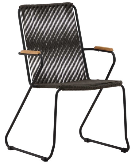 Venture Design Bois lenestol Svart/grønn Svart