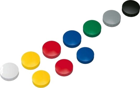 Maul 6162499, Whiteboard-Magnet, Flerfarget, 24 Mm, 24 Mm, 8 Mm, 600 G