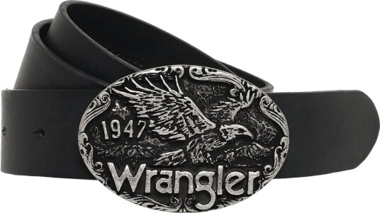 Wrangler W Eagle Belt   Black   105