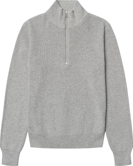 Grunt Genser Strikk GrOleg Light Grey Melange Grunt 10 år (140) Genser Grå