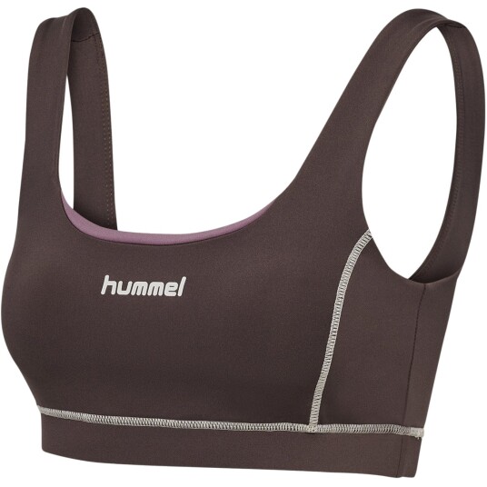 hummel Pulse Retro Medium Support Sports BH Dame Brun S