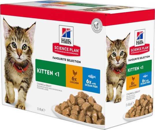 Hill'S Science Plan Kitten Fiskeutvalg 12 X 85 G