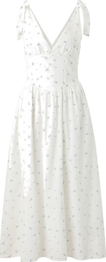 Gina Tricot Maxikjole Tie Dress Flerfarget