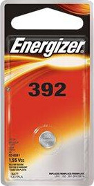 Energizer 392/384 Sølvoksid Knappecellebatteri 1,55 V - Enkel Pakke Energizer 392/384 Sølvoksid Knappecellebatteri 1,55 V - Enkel Pakke