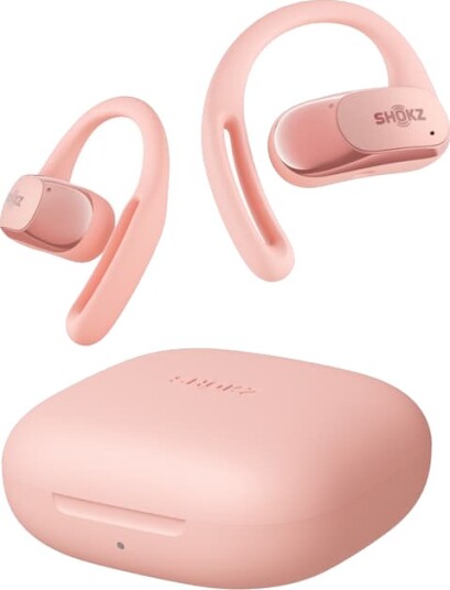 Shockz OpenFit Air helt trådløse open ear hodetelefoner Rosa