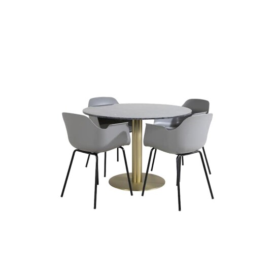 Venture Home Spisegruppe Venture Home Estelle med 4 Colombine Stoler GR20449