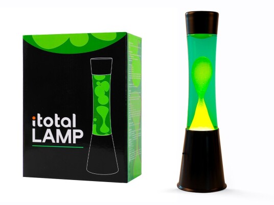 iTotal - Lava Lamp - Black/Green/Yellow - 40 cm 1270429 iTotal - Lava Lamp - Black/Green/Yellow - 40 cm 1270429