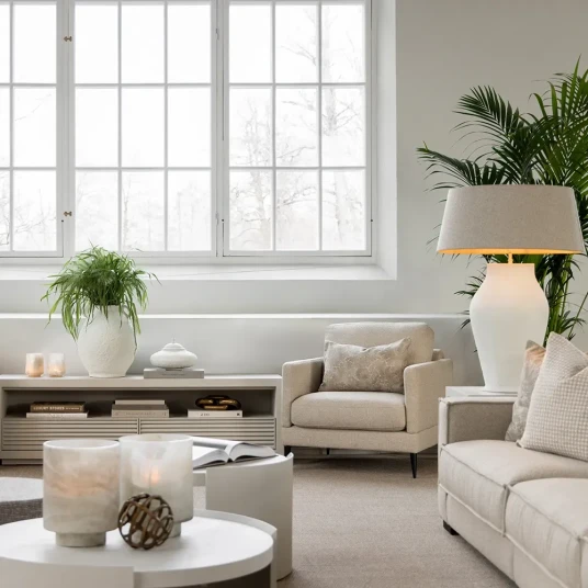 Artwood FIORA Bordlampe Elfenben Artwood FIORA Bordlampe Elfenben