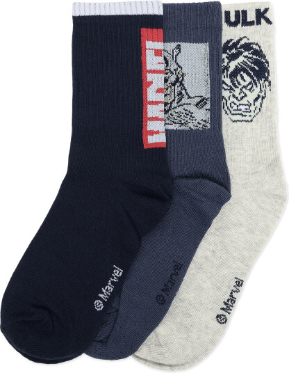Marvel Socks Navy 31/34