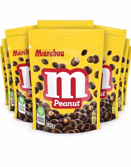 15 stk Marabou M"s Peanøtt   Hel Eske 2,02 kg