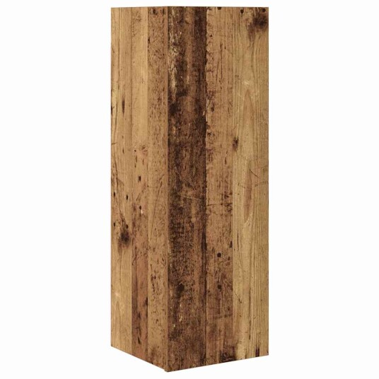 TV benksett 4 pcs Gammelt tre 30.5 x 30 x 90 cm Konstruert tre TV benksett 4 pcs Gammelt tre 30.5 x 30 x 90 cm Konstruert tre