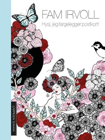 Hysj jeg fargelegger postkort! 20 postkort Veldig pen bok / som ny