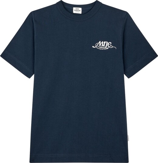 Mads Nørgaard Dry Single Theo Tee Navy 140 Mads Nørgaard Dry Single Theo Tee Navy 140