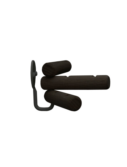 Nordic Function 3Hooks Knage - Black - ONE SIZE Nordic Function 3Hooks Knage - Black - ONE SIZE