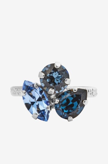 Caroline Svedbom Ring Ana Rhodium Sølv