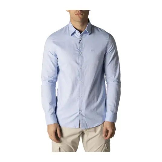 Armani Exchange Herre Skjorter Blå 2XL