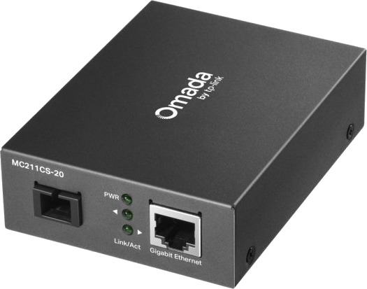 TP-Link Omada MC211CS-20 mediekonverter 1000 Mbit/s 20 km TP-Link Omada MC211CS-20 mediekonverter 1000 Mbit/s 20 km