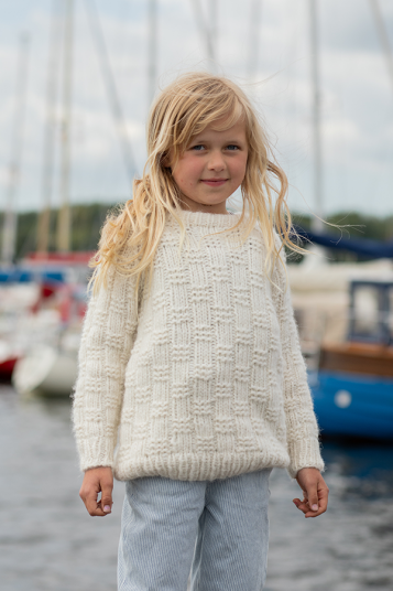102-15 Stella genser barn natur 102-15 Stella genser barn natur