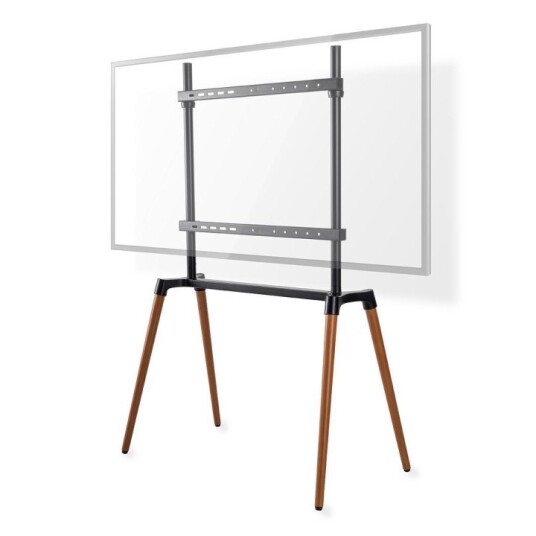 Nedis TV Stativ 60-75" med Anti-tip Stropp og Skandinavisk Design, Sort