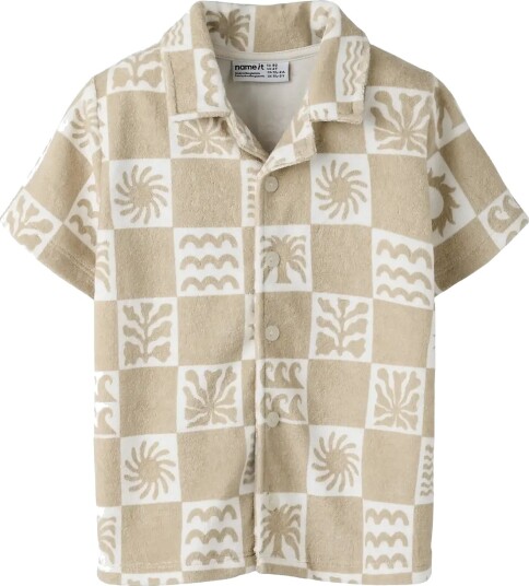 Name It Nmmherwin Ss Terry Shirt White 86