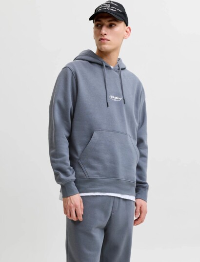 Jack & Jones Jjesoho Sweat Hood Noos Blue S