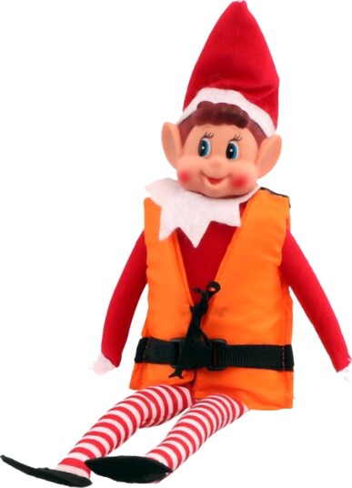 Chaks Elf on the Shelf med Redningsvest Nissetilbehør 14407